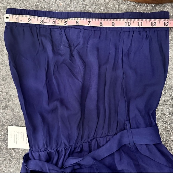 AMASOO Blue Strapless Maxi Dress | Size Small (could fit up to a medium) - Picture 8 of 15